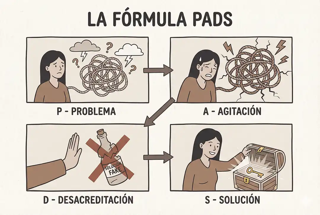 Fórmula PADS de copywriting