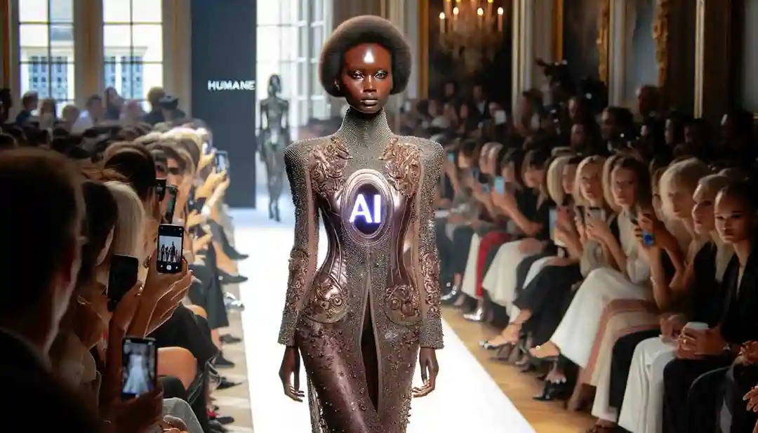 El AI Pin de Humane en la Semana de la Moda de París 1 El AI Pin de Humane en la Semana de la Moda de París
